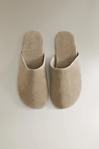 LEATHER MULE SLIPPERS