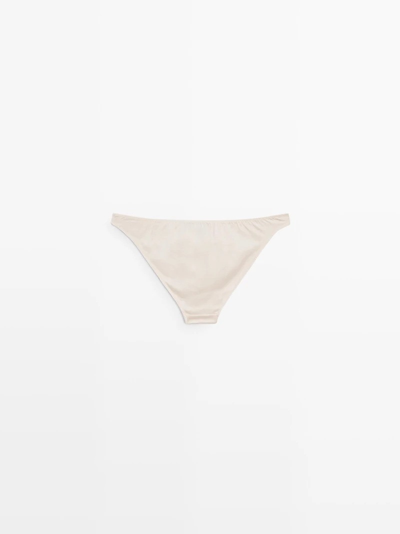 Satin silk blend briefs