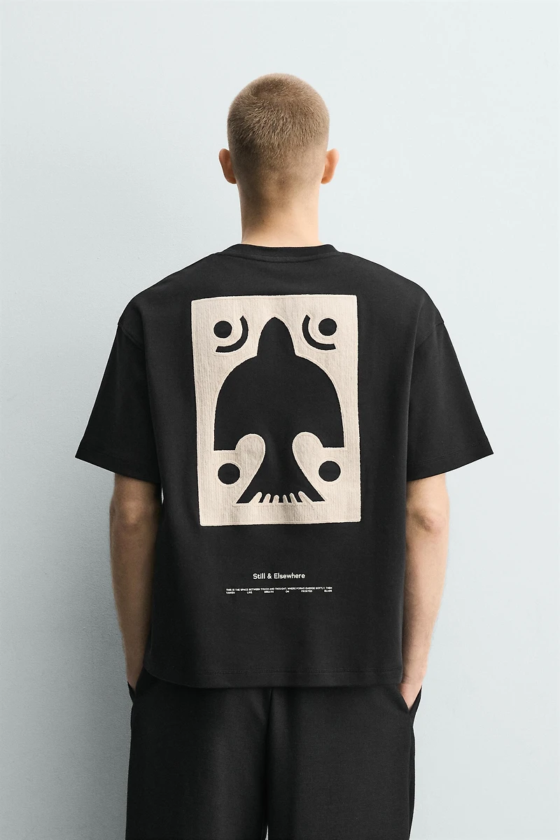 EMBROIDERED INTERLOCK SWEATSHIRT
