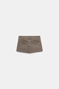 MINI JUPE EN DENIM TRF COULEUR