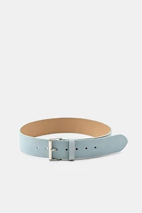 100% LEATHER PLAIN BELT
