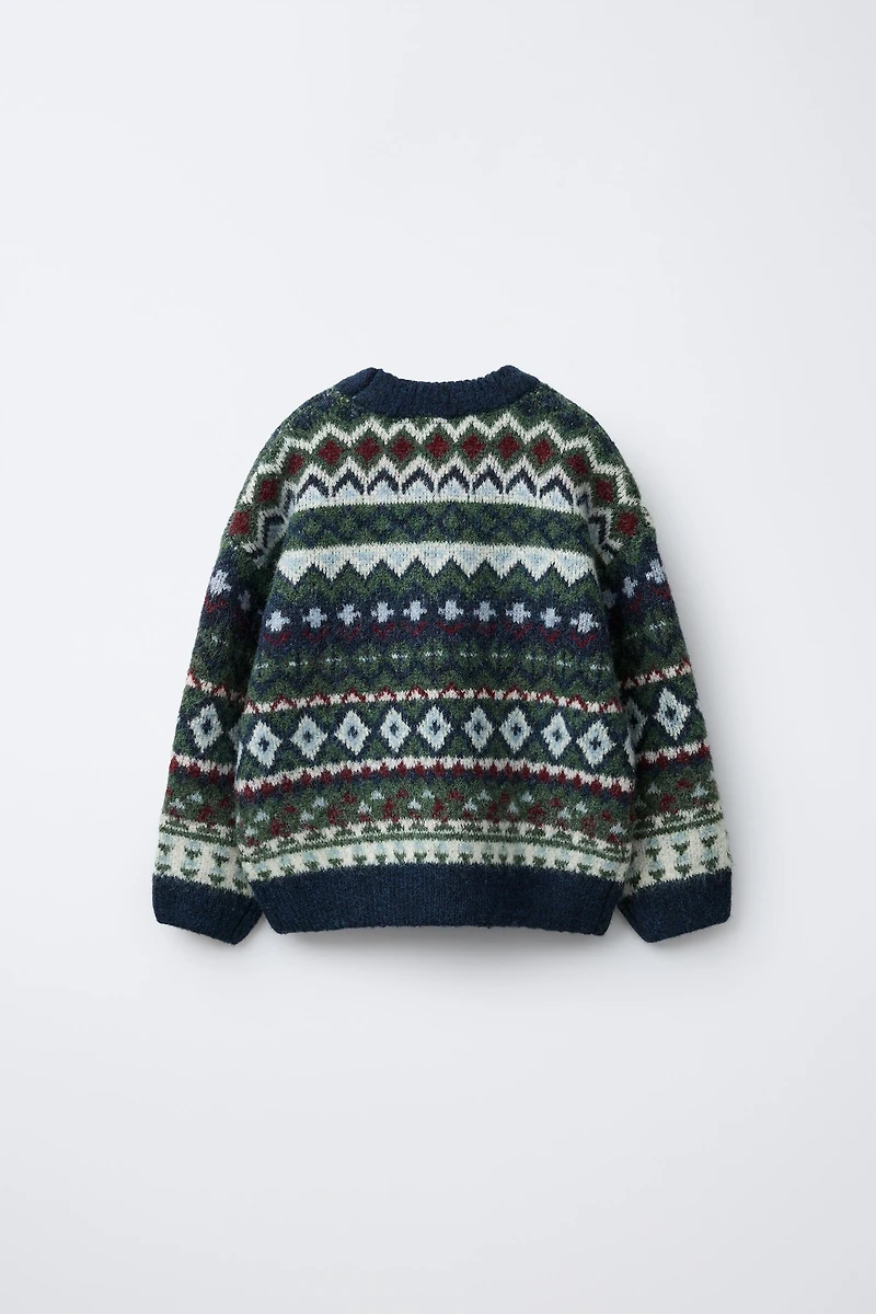 PULL EN MAILLE JACQUARD