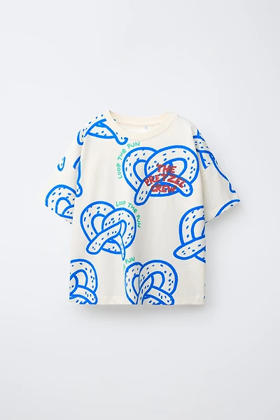 PRETZEL PRINT T-SHIRT