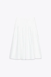 PLEATED MIDI SKIRT