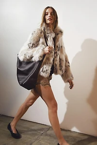 ZW COLLECTION FAUX FUR JACKET