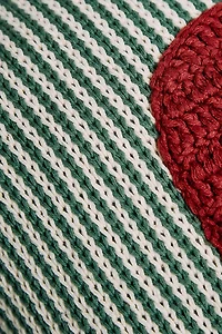 COUSSIN POUR ENFANT BRODÉ LETTRE F