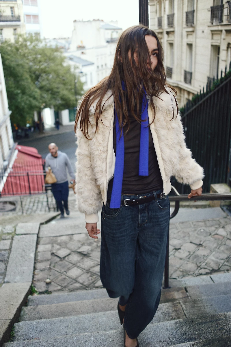 BOMBER EFFET FOURRURE