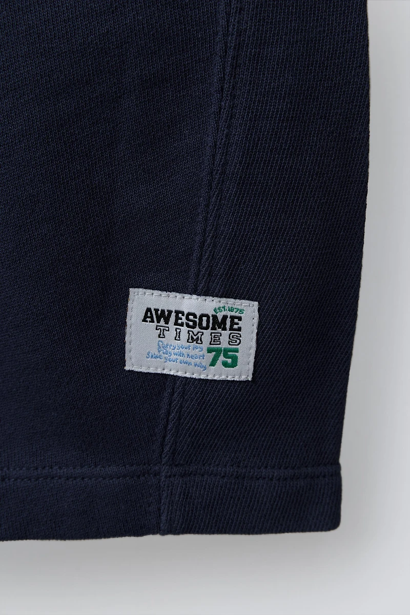 BALLOON PANTS WITH LABEL