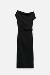 ZW COLLECTION ASYMMETRIC SATIN DRESS