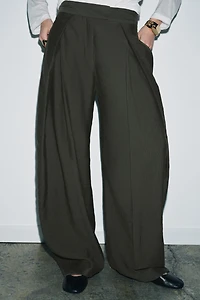 ZW COLLECTION WIDE LEG PLEATED PANTS