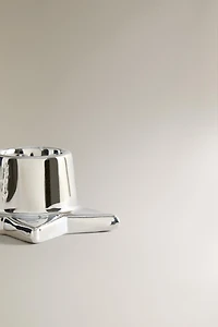 CHRISTMAS STAR MINI PORCELAIN TEALIGHT HOLDER