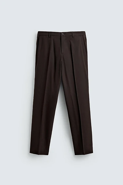 WOOL SUIT PANTS