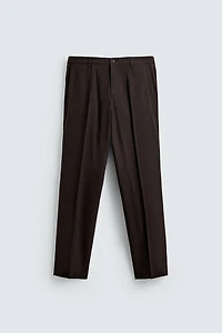 WOOL SUIT PANTS