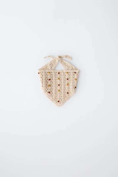 CROCHET FRUIT KNIT BANDANA