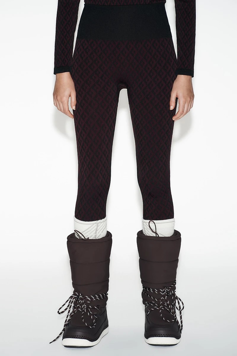 JACQUARD SKI COLLECTION LEGGINGS