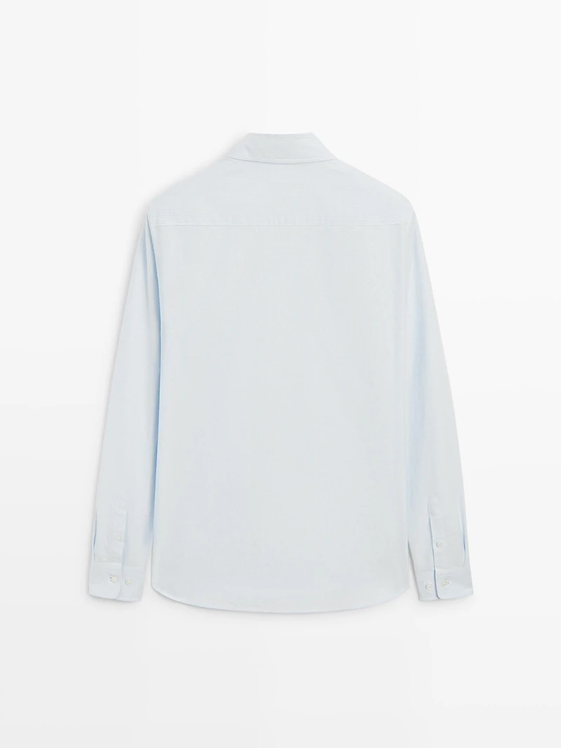 Chemise regular fit milleraies