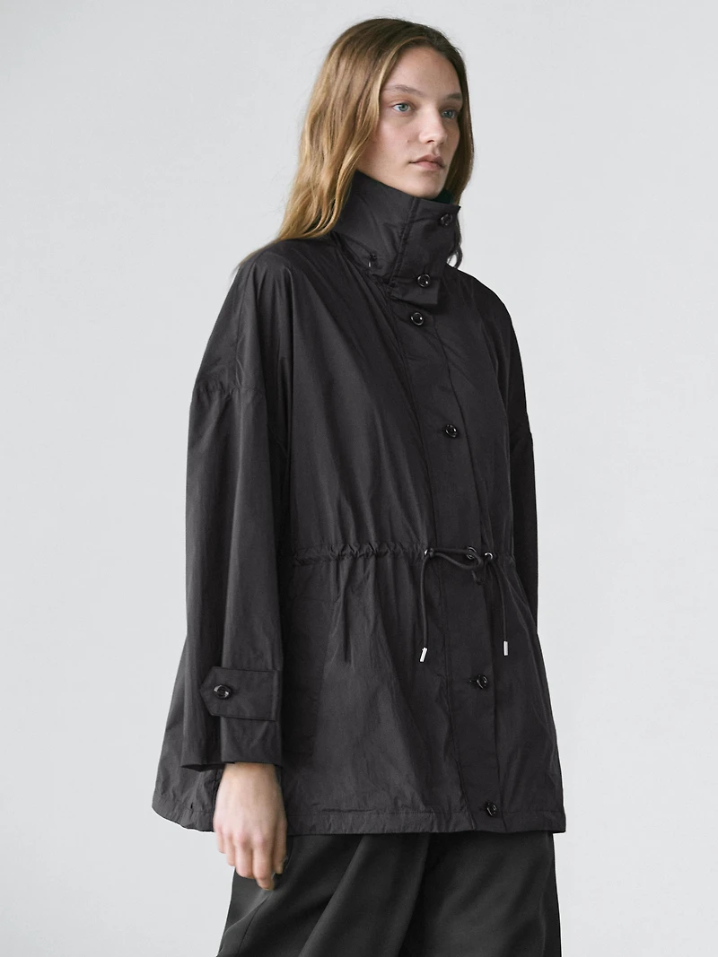 Technical fabric parka