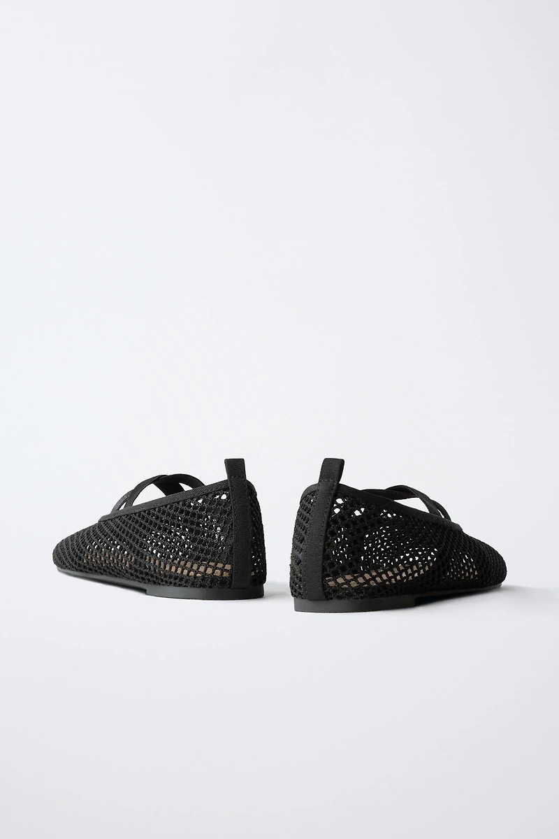 MESH BALLET FLATS