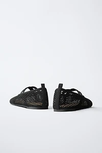 MESH BALLET FLATS