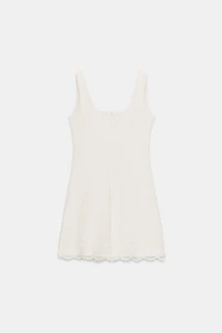 SHORT TEXTURED DRESS