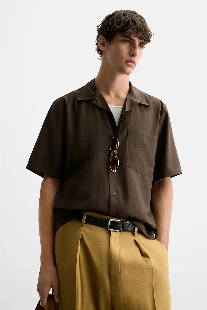 CHEMISE FLUIDE COUPE DÉCONTRACTÉE