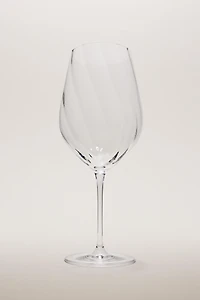 TEXTURED CRYSTALLINE WINE GLASS
