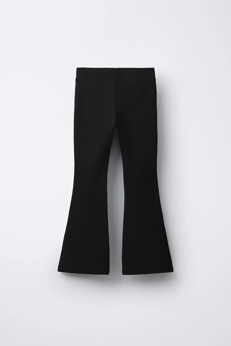 ENSEMBLE SWEAT-SHIRT ET LEGGING FLARE À INSCRIPTION