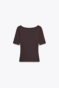 T-SHIRT EN COTON MODAL