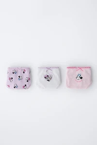 2-6 ANS/ LOT DE TROIS CULOTTES MINNIE MOUSE & DAISY © DISNEY