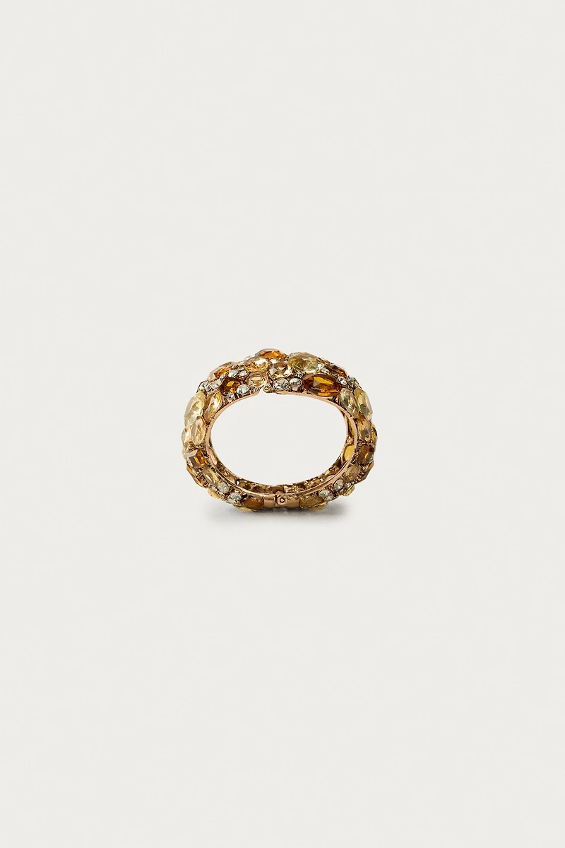 MARISA BERENSON X ZARA JEWELED METAL BRACELET