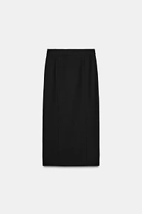 MIDI PENCIL SKIRT WITH SLIT