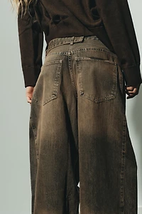 TRF OVERSIZE HIGH WAISTED JEANS