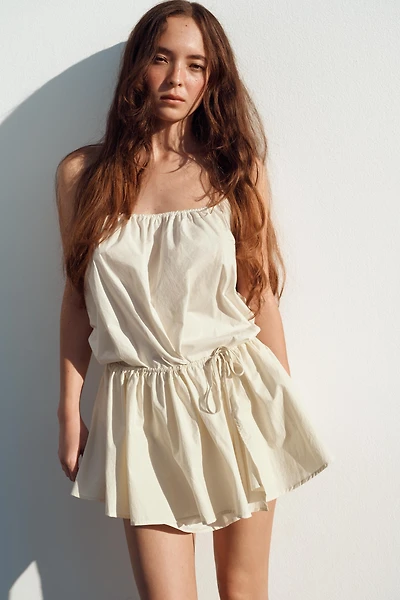 NYLON HALTER DRESS