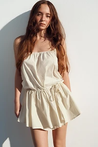 NYLON HALTER DRESS