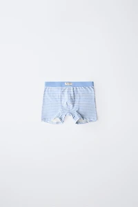 AGES 6-14/ THREE-PACK OF BOHO STRIPE BOXERS