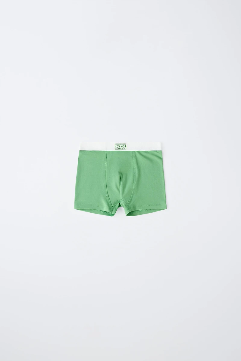 5 BOXERS ÉTIQUETTE (6-14 ANS)