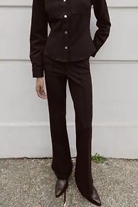 PANTALON FLARE TAILLE BASSE