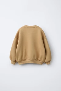 TEXT PRINT SWEATSHIRT