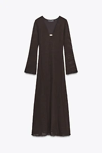 ROBE MIDI CROCHET GARNITURE