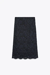 ZW COLLECTION LACE MIDI SKIRT