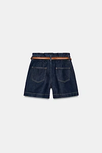 BELTED BAGGY SHORTS