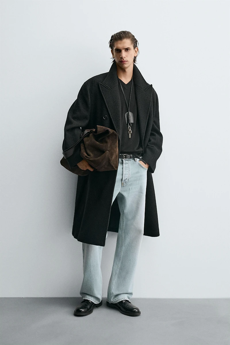 WOOL COAT BOUCLÉ TEXTURE