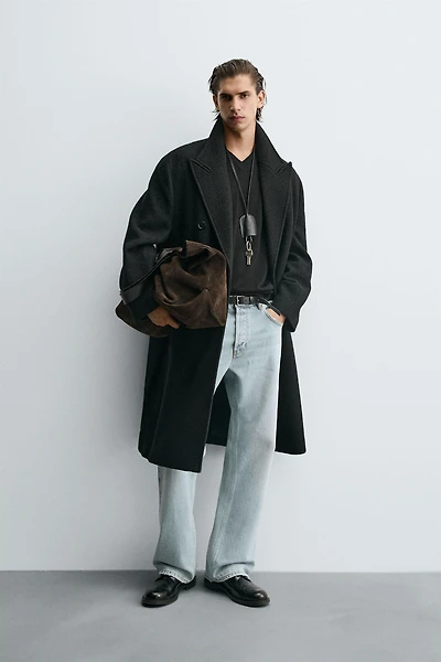 WOOL COAT BOUCLÉ TEXTURE
