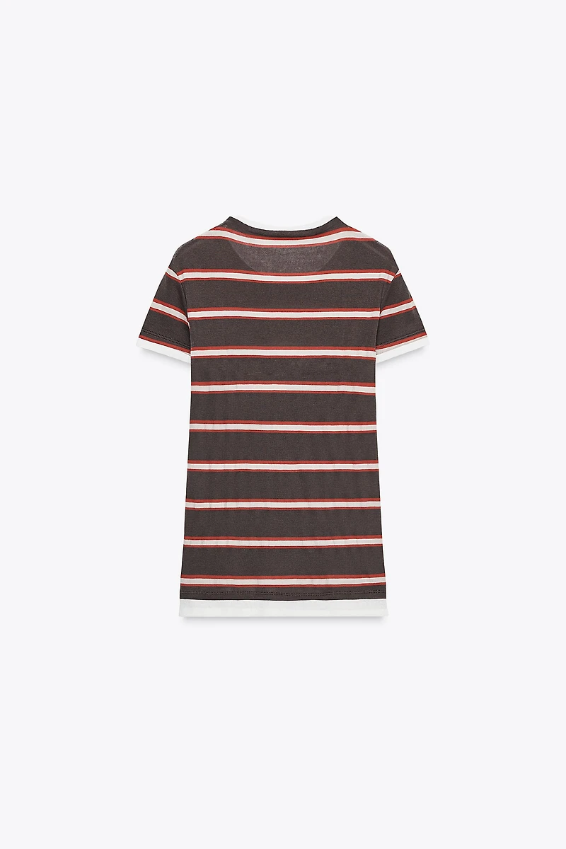 DOUBLE STRIPE T-SHIRT
