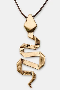 SNAKE CORD NECKLACE