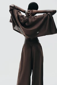 ASYMMETRIC CAPE KIMONO