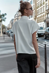 CHEMISE À BOUTONS CONTRASTÉS