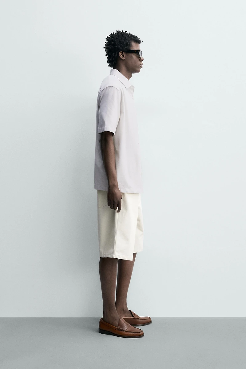REGULAR FIT TEXTURED SHIRT