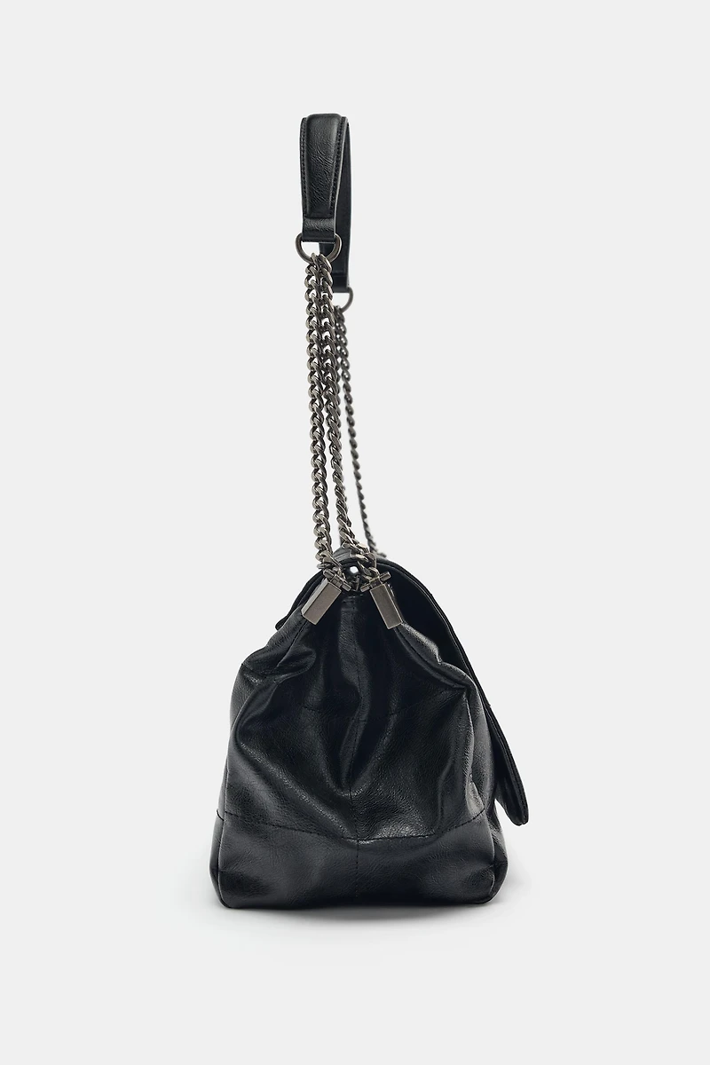 ROCK STYLE FLAP SHOULDER BAG