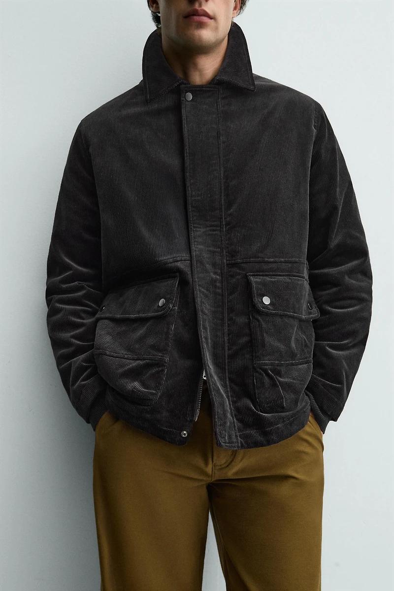 CORDUROY POCKET JACKET